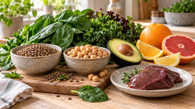 В каких продуктах фолиевая кислота
