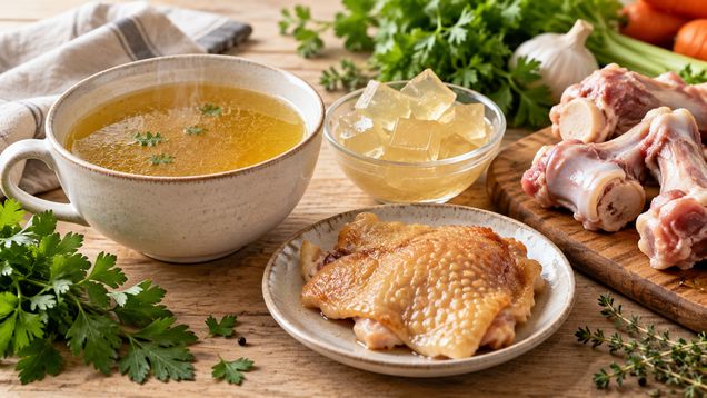 В каких продуктах коллаген